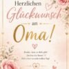 Herzlichen Glückwunsch an Oma!